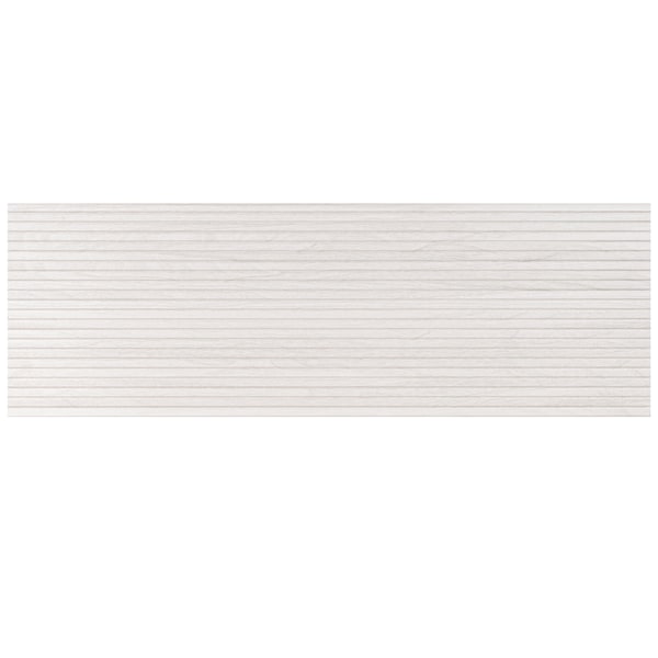 Urbanslat White 16in. X 48in. Matte Ceramic Wall Tile, 3PK